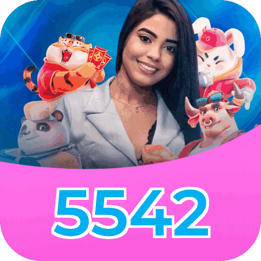 Plataforma 5542 mostrando interface moderna, jogos certificados e recursos de segurança licenciados